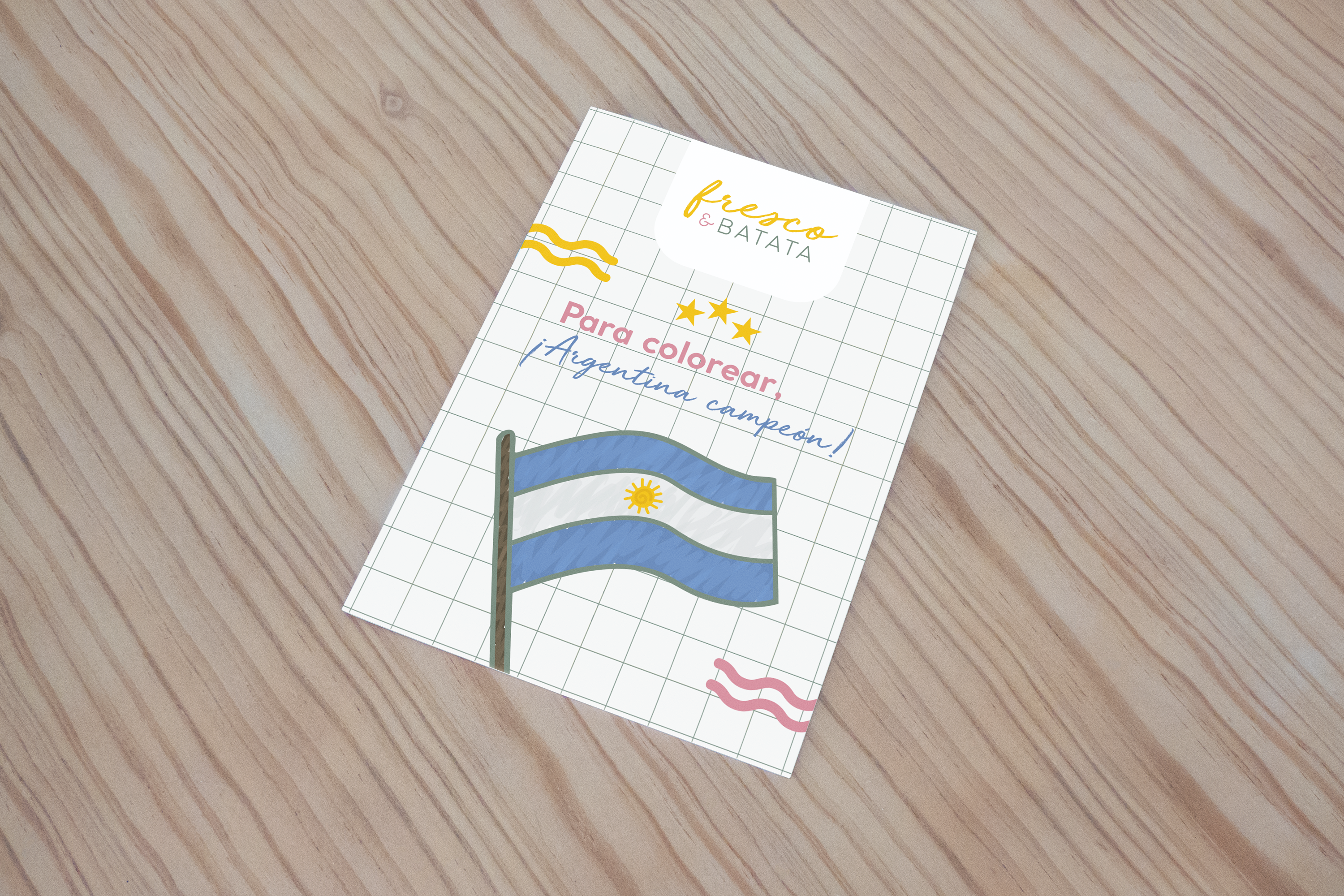 “Coloreá la Tercera Estrella – El libro de los Campeones”